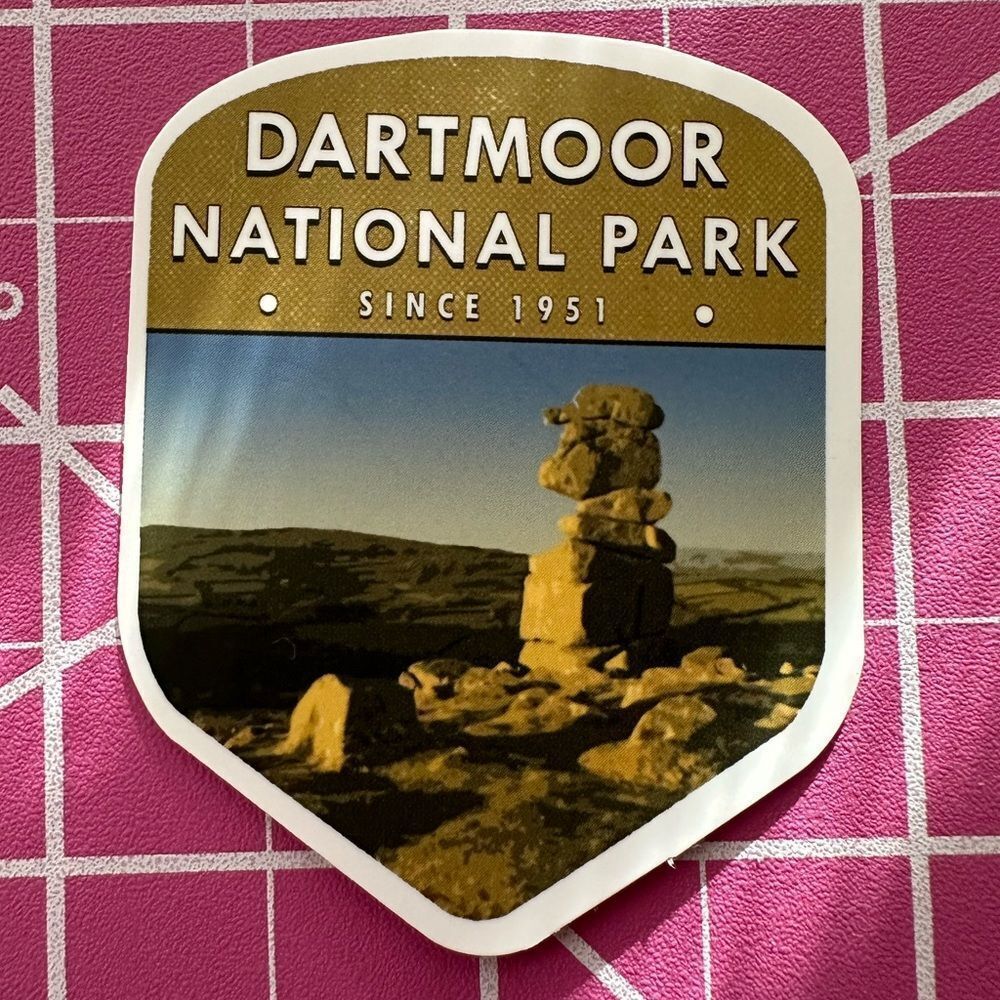 💜13/$13 +Bundle Sticker Sale | Travel Dartmoor National Park Waterproof Sticker
